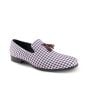 Montique Men's Fashion Loafer - Textured Plaid