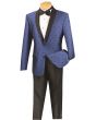 Vinci Men's 2 Piece Slim Fit Suit - Fancy Polka Dot