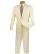 Vinci Men's 2 Piece Poplin Outlet Suit - Slim Fit