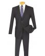 Vinci Men's 2 Piece Poplin Outlet Suit - Slim Fit