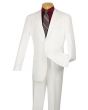 Vinci Men's 2 Piece Poplin Outlet Suit - 2 Button Jacket