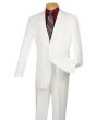 Vinci Men's 2 Piece Poplin Discount Suit - Big and Tall Sizes