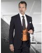 Statement Men's Outlet 100% Wool 3 Piece Suit - Deep U Vest