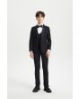 Stacy Adams Boy's 5 Piece Tuxedo in Solid Colors - Varied Bowties