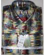 Statement Men's Long Sleeve Woven Fashion Shirt - Fashion Stripes