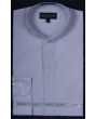 Daniel Ellissa Men's Outlet Banded Collar Dress Shirt - Solid Color