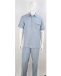 Apollo King Men's 2pc Short Sleeve Linen Walking Suit - Clearance