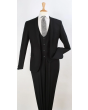Royal Diamond Men's 3 Piece Slim Fit Fashion Suit - Low Cut Vest