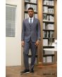 Stacy Adams Men's 3 Piece Hybrid Suit - Bold Reversible Vest 