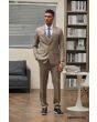 Stacy Adams Men's 3 Piece Hybrid Suit - Solid Color