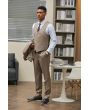 Stacy Adams Men's 3 Piece Hybrid Suit - Solid Color