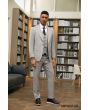 Stacy Adams Men's 3 Piece Hybrid Suit - Windowpane Texture