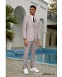 Stacy Adams Men's 3 Piece Hybrid Suit - Glen Plaid Pattern