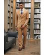 Stacy Adams Men's 3 Piece Hybrid Suit - Windowpane Pattern