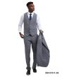 Stacy Adams Men's 3 Piece Hybrid Suit - Graph Check