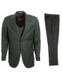 Stacy Adams Men's 3 Piece Executive Slim Suit - Textured Solid