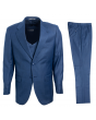 Stacy Adams Men's 3 Piece Executive Slim Suit - Textured Solid