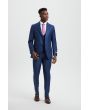 Stacy Adams Men's Outlet 3 Piece Executive Slim Suit - Textured Solid