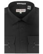 Karl Knox Men's Basic Dress Shirt - Classic White