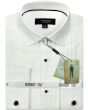 Statement Men's Long Sleeve 100% Cotton Shirt - Tuxedo Shirt