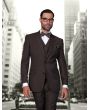 Statement Men's Outlet 100% Wool 3 Piece Suit - Plaid Fashion