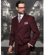 Statement Men's 100% Wool 3 Piece Suit - Tailored Fit