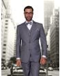 Statement Men's Outlet 100% Wool 3 Piece Suit - Extra Long Sizes