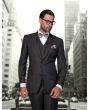 Statement Men's 100% Wool 3 Piece Suit - Tailored Fit