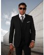 Statement Men's 3 Piece 100% Wool Suit - Tailored Fit