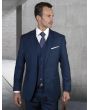 Statement Men's 3 Piece 100% Wool Suit - Tailored Fit