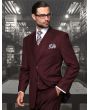 Statement Men's 100% Wool 3 Piece Suit - Extra Long Sizes