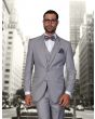 Statement Men's 100% Wool 3 Piece Suit - Extra Long Sizes