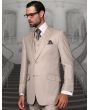 Statement Men's 100% Wool 3 Piece Suit - Extra Long Sizes