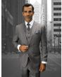 Statement Men's 100% Wool 3 Piece Suit - Light Plaid