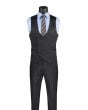 Vinci Men's Outlet 3 Piece Slim Fit Suit - Double Breasted Vest