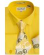 Karl Knox Men's French Cuff Shirt Set - Paisley Tie