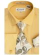 Karl Knox Men's French Cuff Shirt Set - Paisley Tie