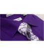 Karl Knox Men's French Cuff Shirt Set - Hollow Jacquard