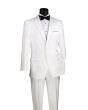 Vinci Men's 2 Piece Poplin Tuxedo - Satin Trim and Buttons