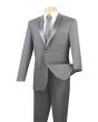 Vinci Men's 2 Piece Wool Feel Slim Fit Outlet Tuxedo - 2 Button