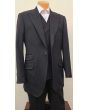 Apollo King Men's 3pc 100% Wool Suit - 6 Button High Fashion Vest