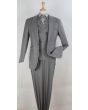 Apollo King Men's 3pc 100% Wool Suit - 6 Button High Fashion Vest