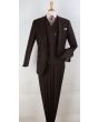 Apollo King Men's 3pc 100% Wool Suit - 6 Button High Fashion Vest