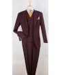 Apollo King Men's 3pc 100% Wool Suit - 6 Button High Fashion Vest