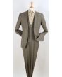 Apollo King Men's 3pc 100% Wool Fashion Suit - Shawl Vest