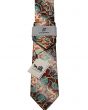 Statement Classic Tie Set- Triple Tone Flower