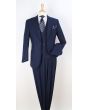 Apollo King Men's 3pc 100% Wool Suit - Zigzag Vest