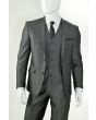 Vittorio St. Angelo Men's Outlet 3 Piece Slim Fit Suit - Double Vents