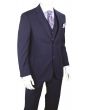 Royal Diamond Men's 3pc Poplin Outlet Suit - Double Pleated