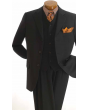 Apollo King Men's 3 Piece 100% Wool Outlet Suit - Executive Style